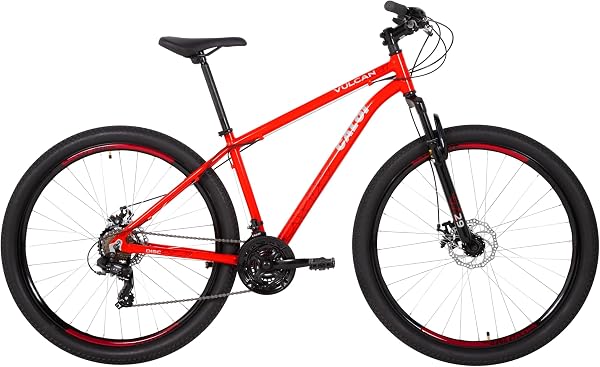 Caloi Bicicleta Vulcan Aro 29 Câmbio Shimano 21v Vermelha Tamanho 15